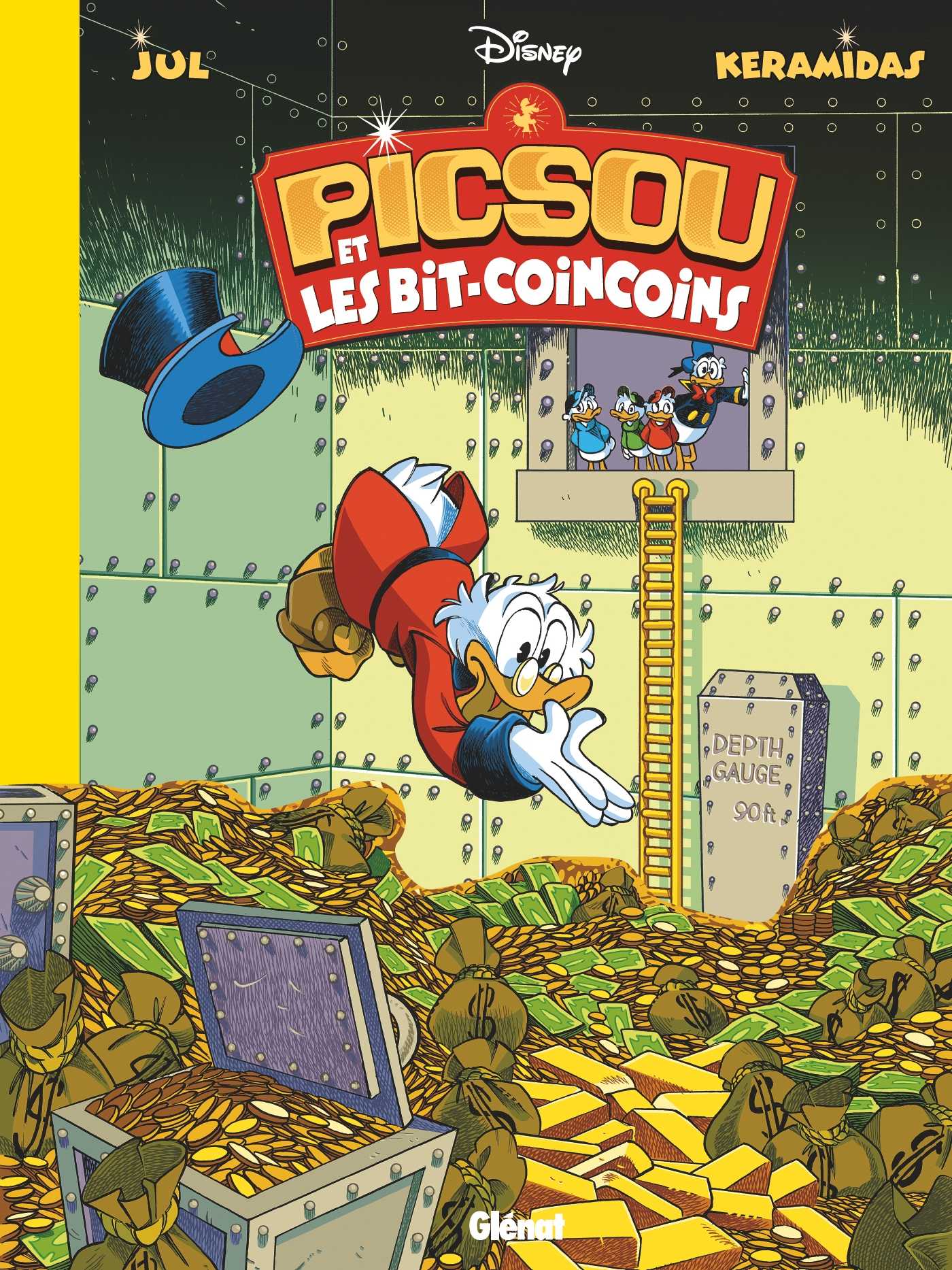Picsou et les Bit-coincoins (Grand format - Cartonné 2025), de Jul, Nicolas  Keramidas | Éditions Glénat