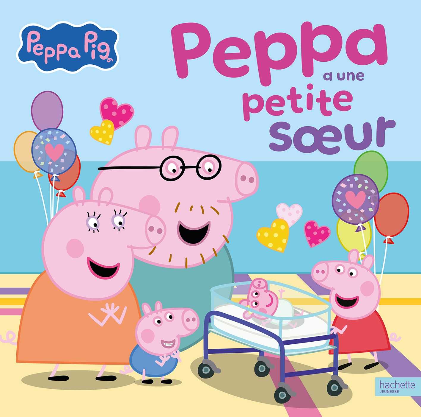 couverture de : Peppa a une petite soeur