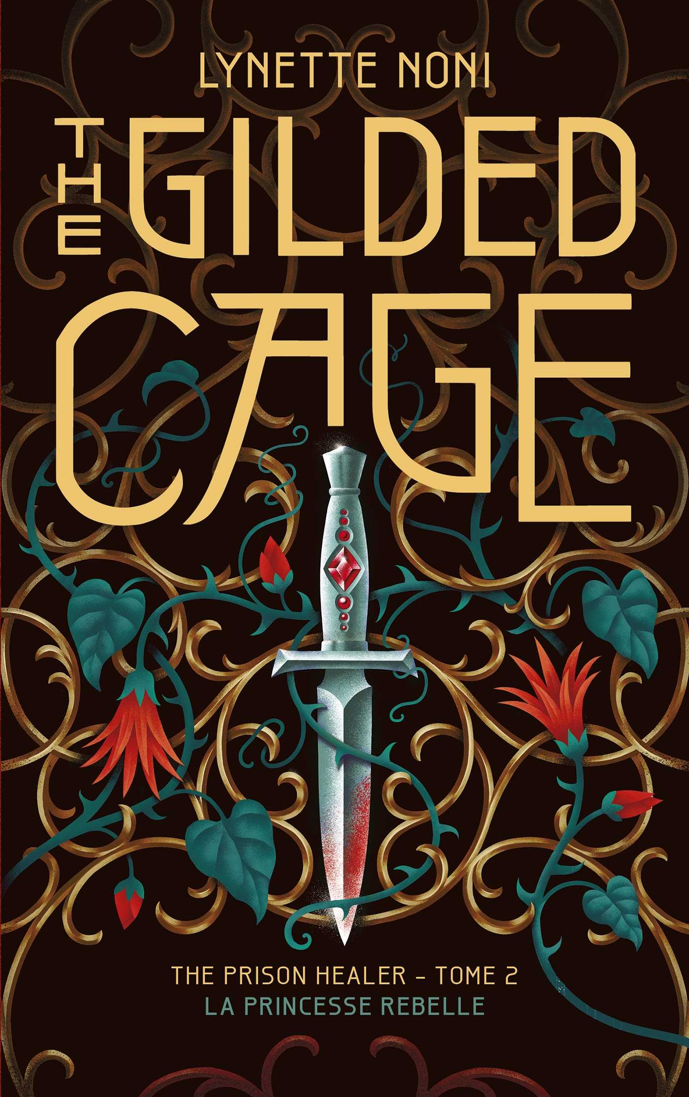 Couverture de The prison healer T2 - The gilded cage