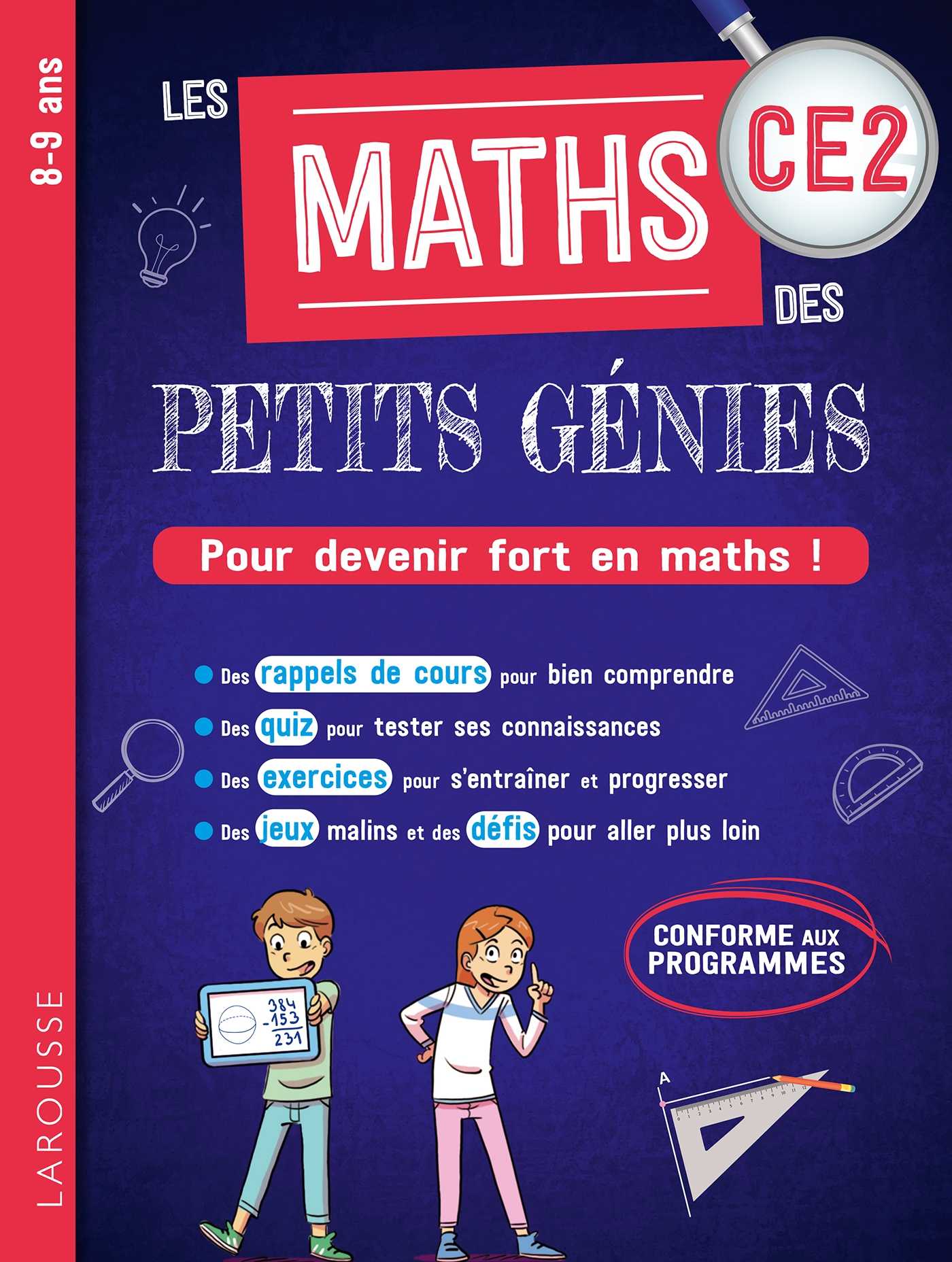 Les MATHS des PETITS GENIES : Tout le CE2 (Grand format - Broché