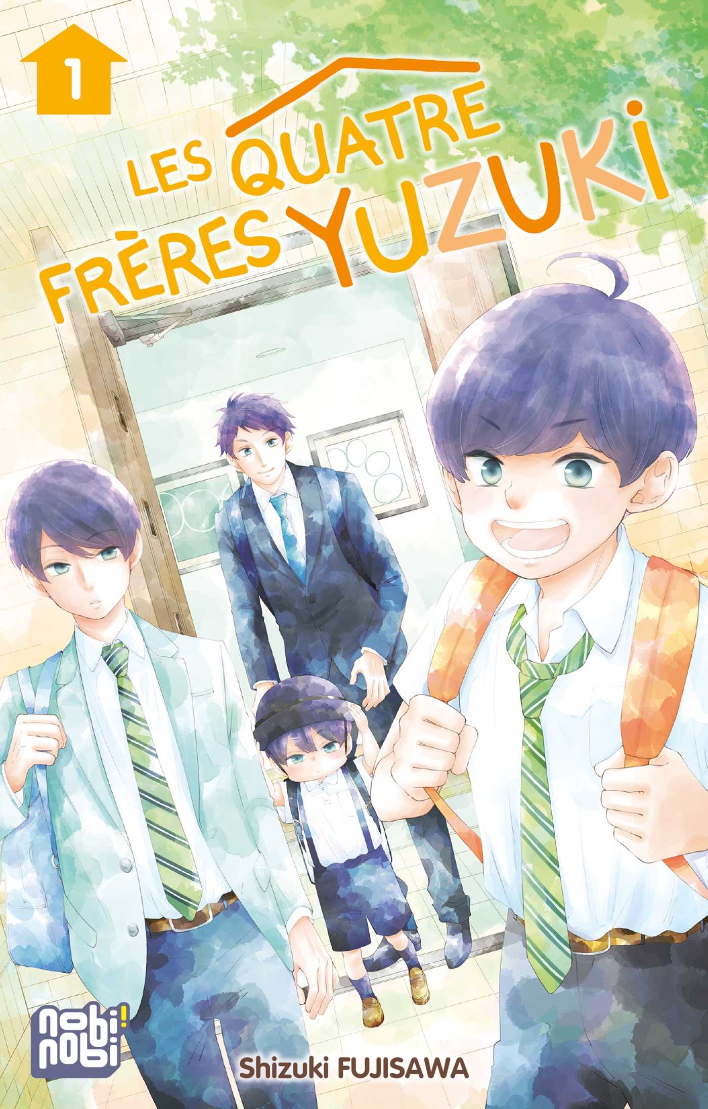 Couverture Les quatre frères Yuzuki