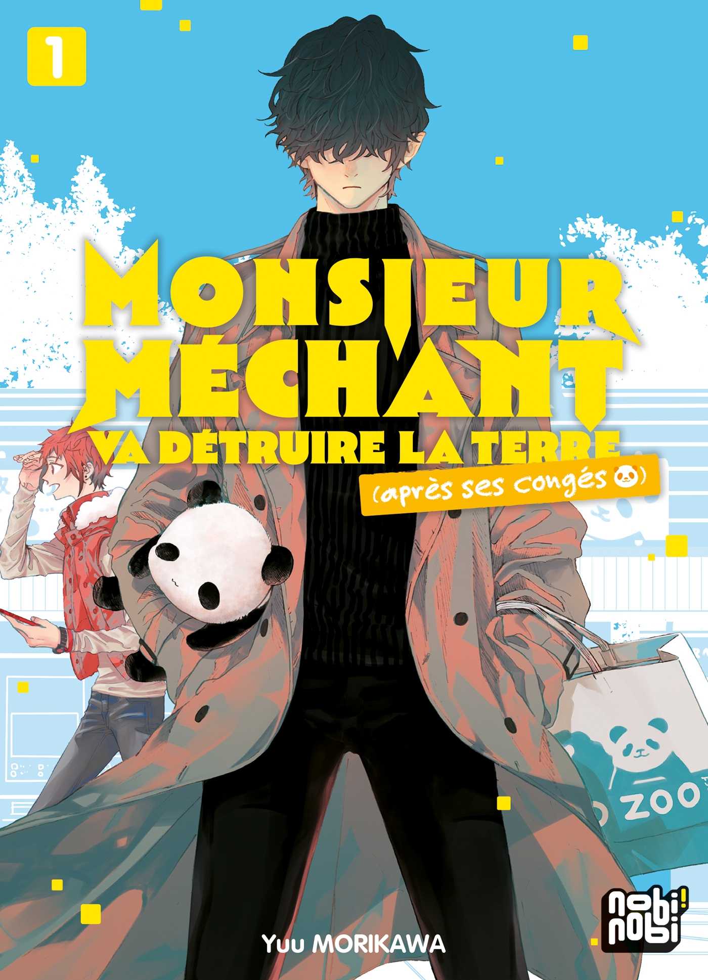 Couverture Monsieur Méchant va détruire la terre (après ses congés)