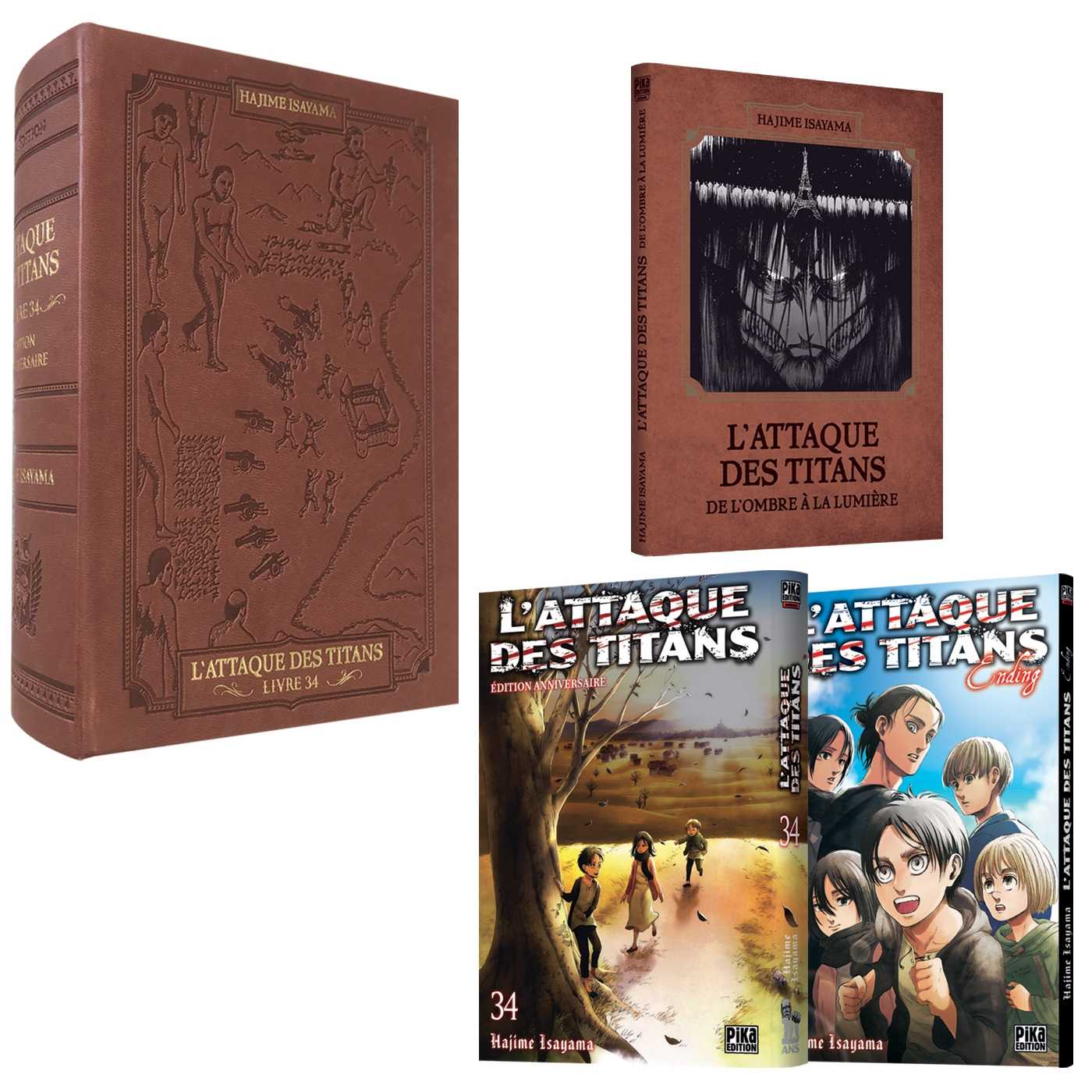 L'Attaque des Titans T34 Edition Anniversaire (Poche 2023), de
