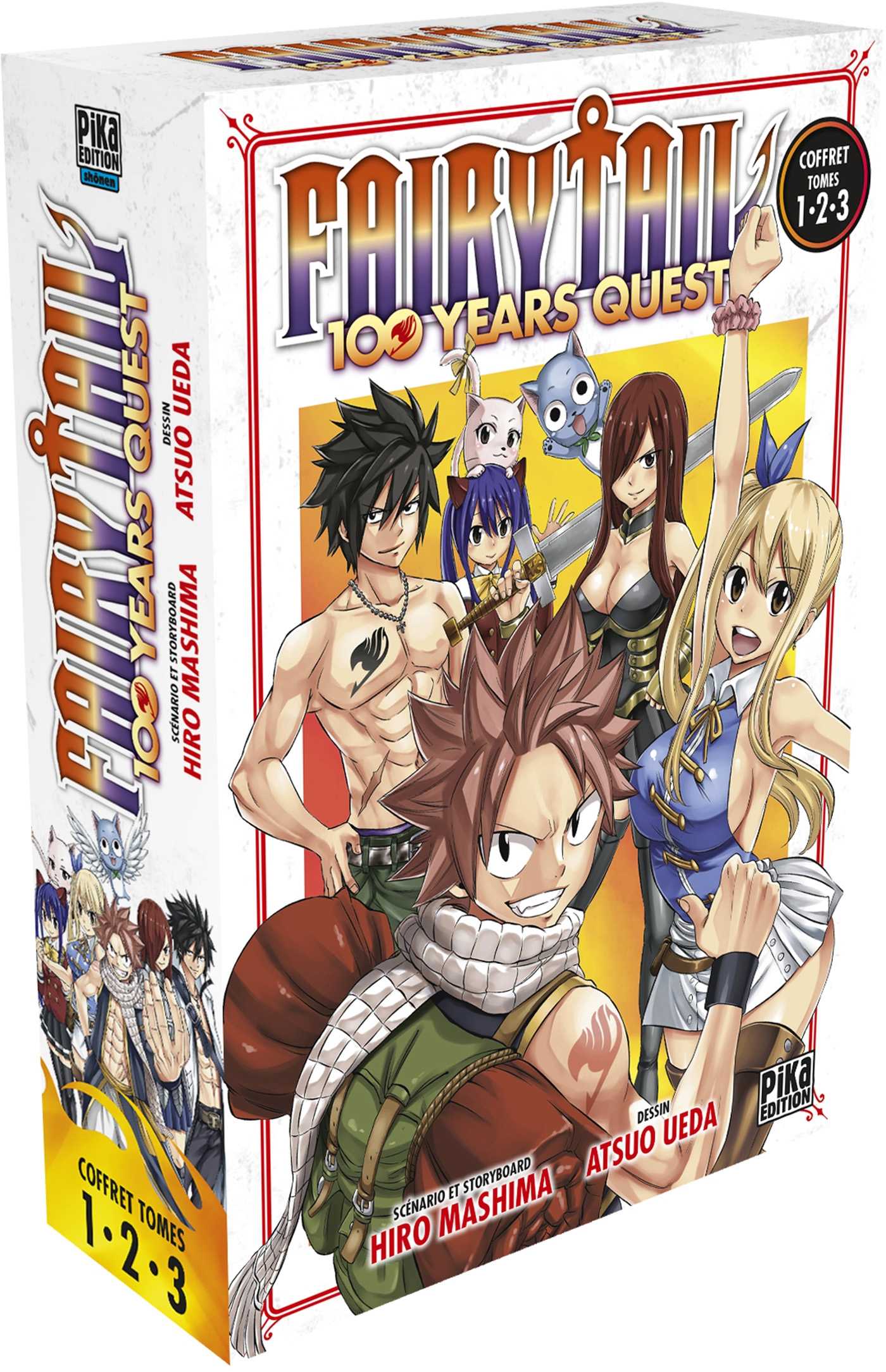 Fairy Tail - 100 Years Quest Coffret T01 à T03 (Poche 2024), de
